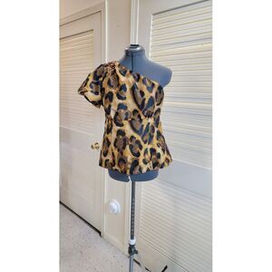 Kenar fun stylish top. Rhinestones on Sleeve. Womens Size 10. NWT